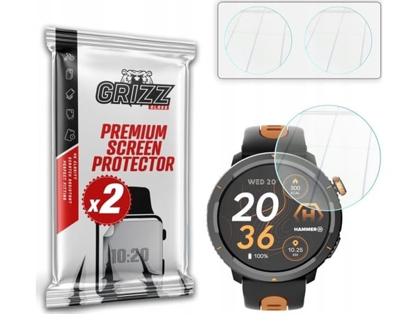GrizzGlass HybridGlass for Hammer Watch 2 Lite