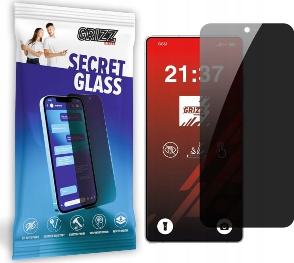 GrizzGlass SecretGlass Privacy Glass for Samsung Galaxy S25 Ultra