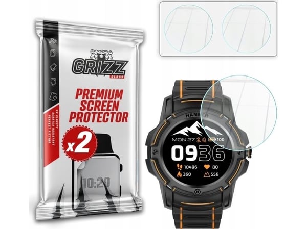 GrizzGlass hybridglass HybridGlass for Hammer Watch Plus