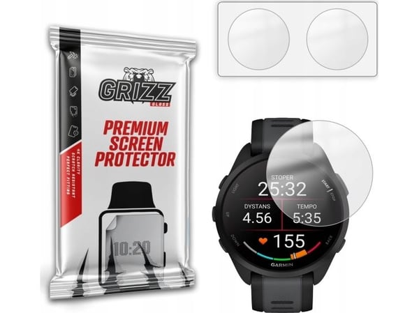 GrizzGlass matt skjermfilm PaperScreen til Garmin Forerunner 165