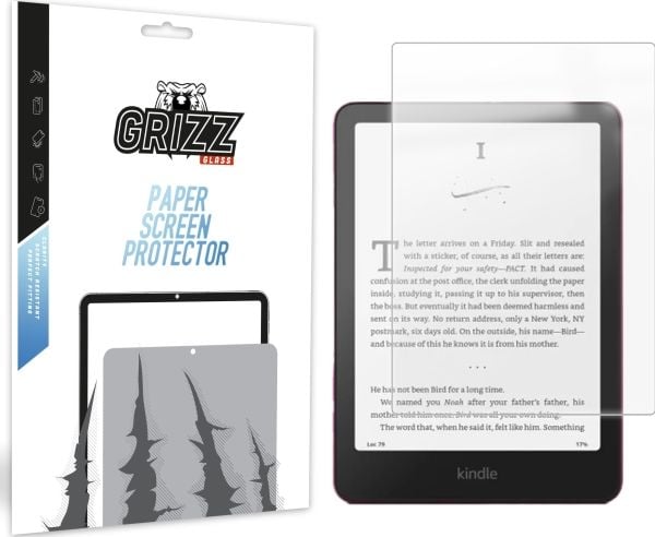 GrizzGlass PaperScreen matt skjermfolie til Amazon Kindle Paperwhite 7" 2024