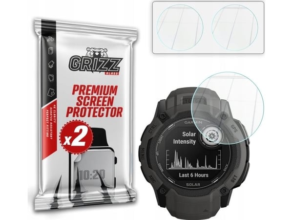 GrizzGlass hybridglass til Garmin Instinct 2X 50 mm