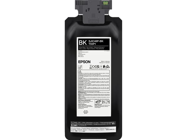 Epson SJIC48P-BK, musta, 480 ml, 1 kpl, Kertapakkaus