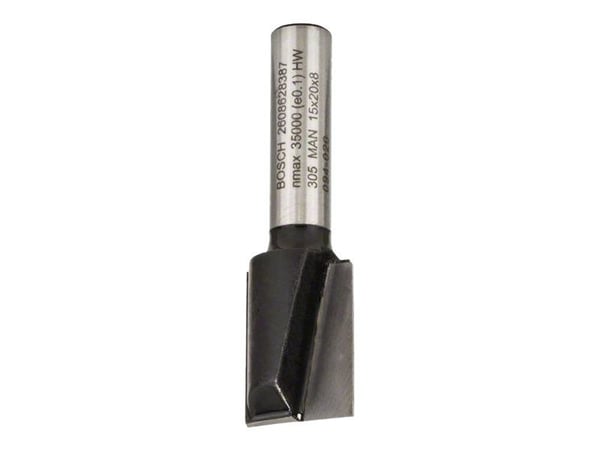 Bosch Standard for Wood - Rutertupp - for soft solid wood, hard solid wood, wooden composites - Straight - 15 mm - lengde: 51 mm