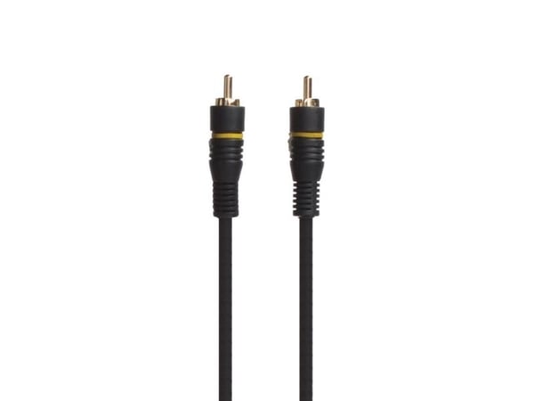 Sinox One subwooferkabel 1,5 m svart