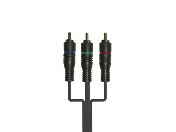 Connectech Komponent Video kabel. 5m. Sortera