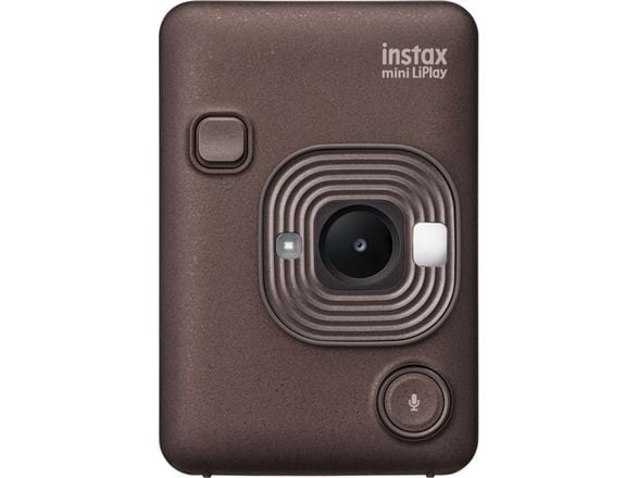 Fujifilm Instax Mini LiPlay - Digikamera - kompakt med hurtigfotoprinter - Bluetooth - pronssinvärinen väri