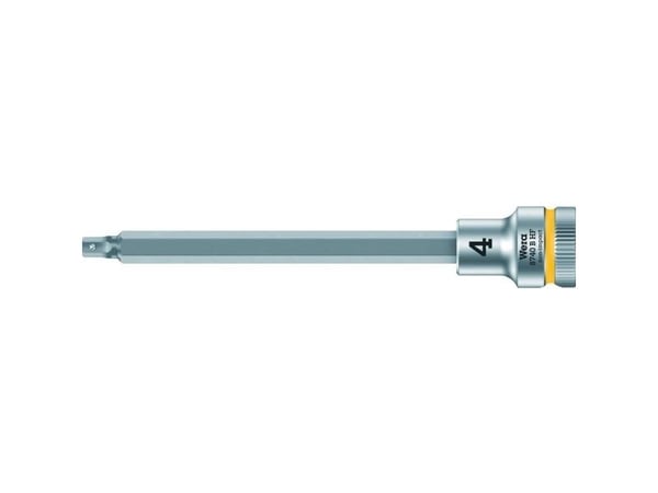 Wera 05003032001, Stikkontakt, 3/8", Metrisk, 1 hoder, 4 mm, Kromvanadiumstål