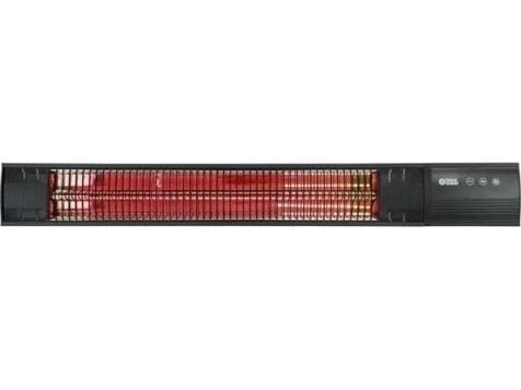 TunaBone sähköinen seinään asennettava infrapuna terassilämmitin TB2580W-01, 2500 W, Tehotaso 3, Sopii enintään 25 m²:n tiloihin, Musta, IP55