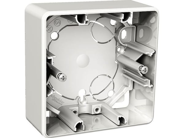 SCHNEIDER ELECTRIC Exxact 1 moduulin pohja 35mm valkoinen