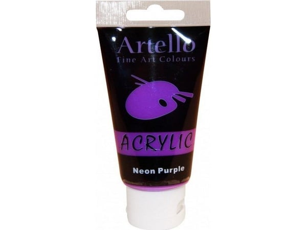 Artello akrylfärg 75 ml Neon Purple