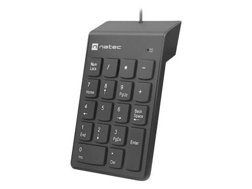 NATEC GOBY 2 NUMEERINEN NÄPPÄIMISTÖ USB MUSTA