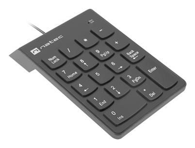 NATEC GOBY 2 NUMEERINEN NÄPPÄIMISTÖ USB MUSTA