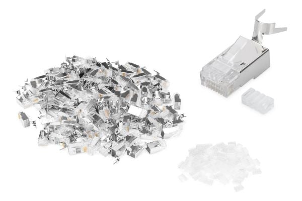 Digitus AK-219604-100, RJ-45, Läpinäkyvä, Uros, Suora, Polykarbonaatti (PC), Cat6a