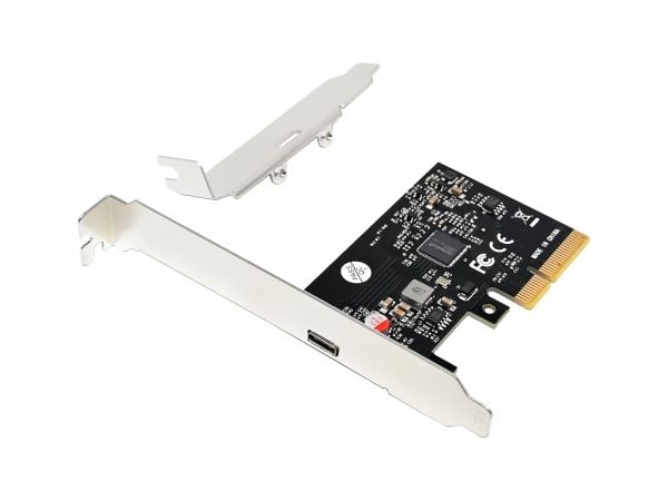 Conceptronic - USB-adapter - PCIe 3.0 x4 lav profil - USB-C 3.2 Gen 2x2 x 1 - svart