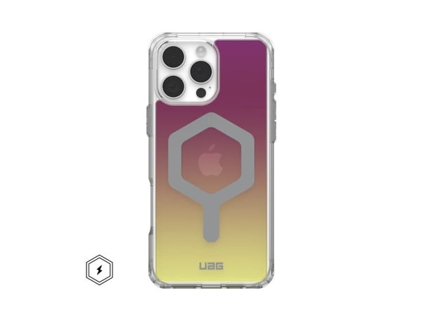 Urban Armor Gear Plyo, Etui, Apple, iPhone 16 Pro Max, 17,5 cm (6.9"), Fiolett, Gult