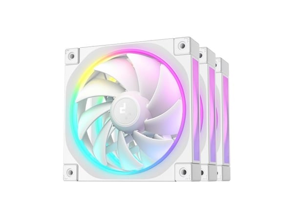 Deepcool FL12 WH - Fläktkit - 120 mm - vit