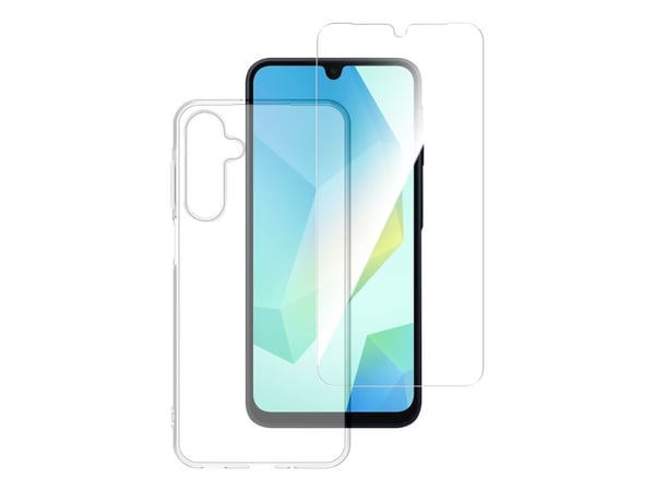 4smarts 541331, Samsung, Galaxy A16, Støtbestandig, Ripebestandig, Gjennomsiktig, 2 stykker