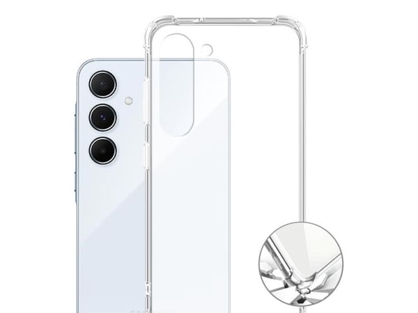 4smarts 541338, Suojus, Samsung, Galaxy A56 5G, 17 cm (6.7"), Läpinäkyvä