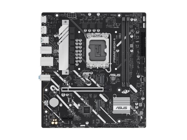 ASUS PRIME H810M-A-CSM - Hovedkort - micro ATX - LGA1851-sokkel - H810 Chipset - USB-C 3.2 Gen 1, USB 3.2 Gen 2, USB 3.2 Gen 1 - Gigabit LAN - innb...