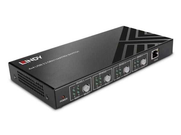 Lindy 43406, 5 Gbit/s, musta, Metalli, Rotaatio, CE, FCC, RoHS & REACH, USB A-tyyppi, USB B-tyyppi