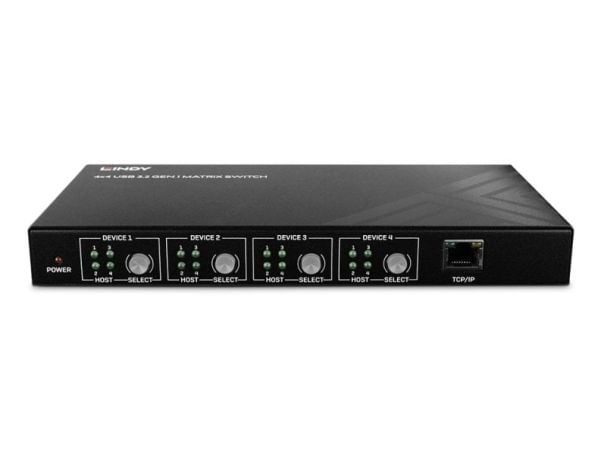 Lindy 43406, 5 Gbit/s, musta, Metalli, Rotaatio, CE, FCC, RoHS & REACH, USB A-tyyppi, USB B-tyyppi