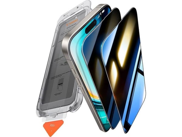 Torras Szklo personvernskjerm Install Master Privacy til iPhone 16 Pro