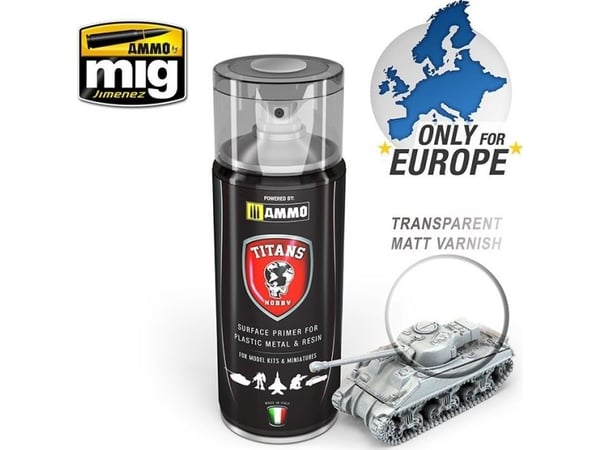 Vallejo Ammo Titans Matt Transparent Lack/Grundierung Vallejo Ammo Titans Matt Transparent Lack/Grundierung