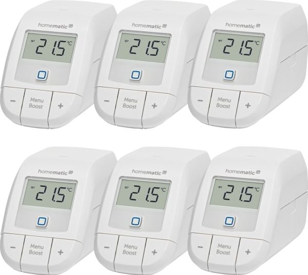 HomeMatic IP radiator-termostat – basic 6-pakning