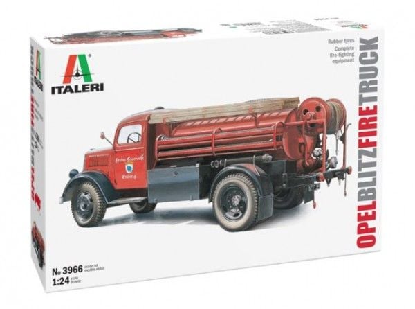 Muovimalli Opel Blitz Firetruck 1/24 Italeri
