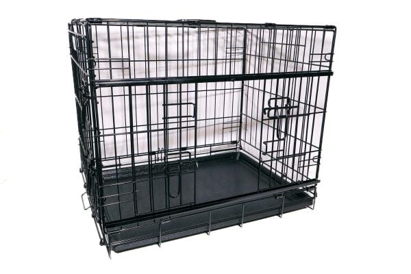Premium skyvedørbur for hund 76*53*61