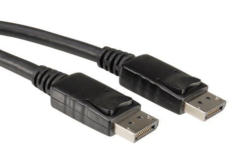 VALUE 11045609, 10 m, DisplayPort, DisplayPort, Hankjønn, Hankjønn, Svart