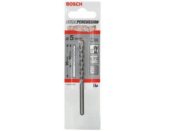 Bosch Silver Percussion CYL-3 - Bor - for betong, murverk, stein - 5 mm - cylindrical - lengde: 85 mm