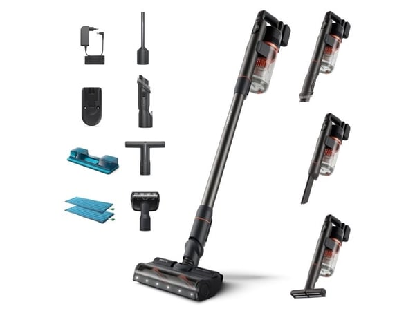 Philips 7000 Series XC7055 - Dammsugare - skaft/handhållen (2-i-1) - utan påse - sladdlös - korallröd