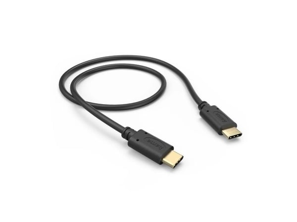 Hama 00201706, 0,5 m, USB C, USB C, USB 2.0, 0,48 Gbit/sek., Sort