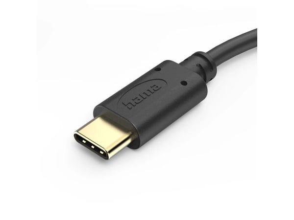 Hama 00201706, 0,5 m, USB C, USB C, USB 2.0, 0,48 Gbit/sek., Sort