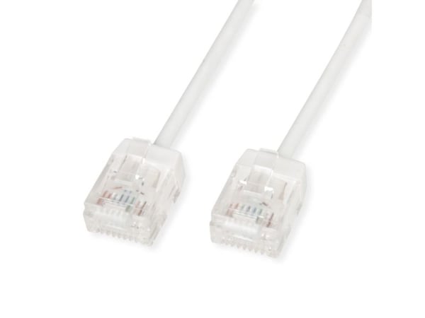 ROLINE 21.15.4473, 3 m, Cat6a, U/UTP (UTP), RJ-45, RJ-45, Hvit