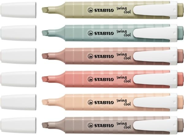 Stabilo Swing Cool Nature Colors sett med 6 stk.