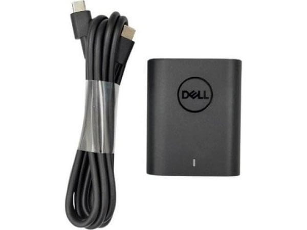 Dell - Strömadapter - 65 Watt - för Chromebook 13 3380; Latitude 13 3380, 5289 2-In-1, 52XX 2-in-1, 7212, 7389 2-in-1