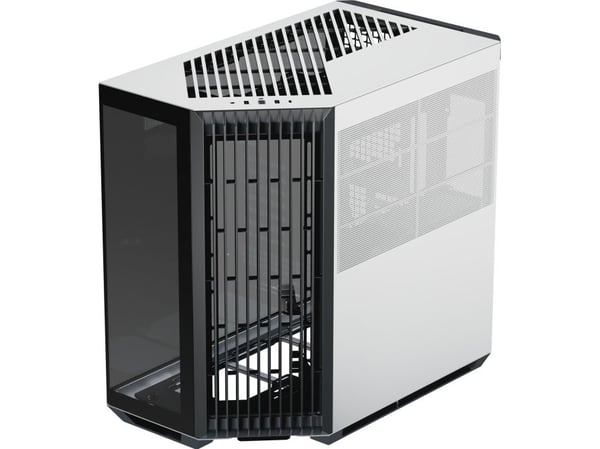 APNX V1 PC-chassi, Midi-Tower, ATX, härdat glas - svart / vit (APCM-VI01003.M1)