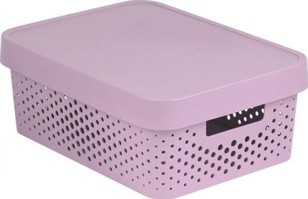 Curver INFINITY 11L rosa med lokk Curver INFINITY 11L rosa med lokk