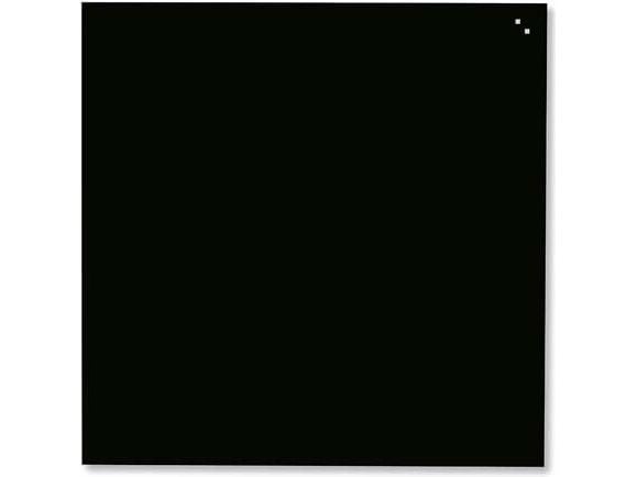 Magnetisk glastavle 45 x 45 cm sort