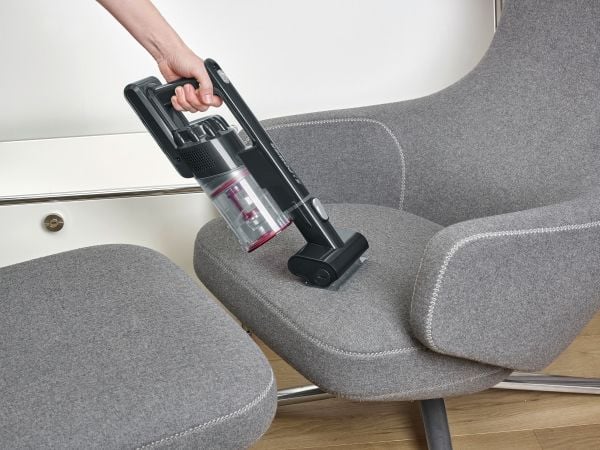 Severin HV7966, Støvsuger med stang, Støv pose, Svart, Rød, Sølv, 0,5 l, Tørr, 75 dB