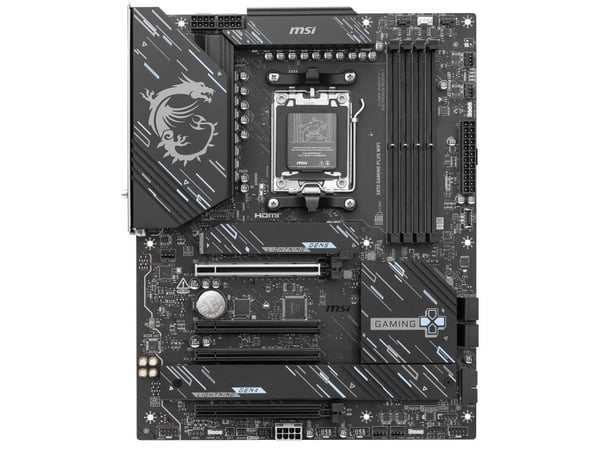 MSI X870 GAMING PLUS WIFI - Hovedkort - ATX - Socket AM5 - AMD X870 Chipset - USB4, USB-C 3.2 Gen 2x2, USB 3.2 Gen 2, USB 3.2 Gen 1 - 5 Gigabit Eth...