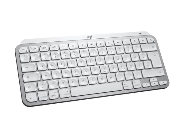Logitech Master Series MX Keys Mini for Mac - Tastatur - compact - bakbelysning - trådløs - Bluetooth LE - QWERTY - Storbritannia - romgrå