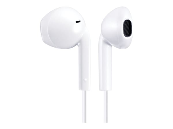 JVC HA-FR17UC - Ørepropper med mikrofon - i øret - kablet - USB-C - hvit