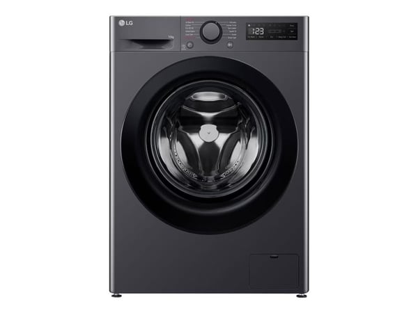 LG Serie R5 F4WR510SBM - Vaskemaskin - bredde: 60 cm - dybde: 62 cm - høyde: 85 cm - frontileggelse - 10 kg - 1400 rpm - light black