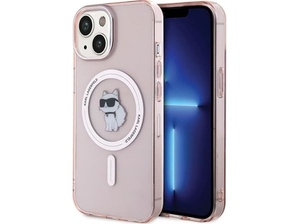 Karl Lagerfeld Karl Lagerfeld KLHMP15SHFCCNOP iPhone 15 / 14 / 13 6.1" rosa/rosa hardcase IML Choupette MagSafe