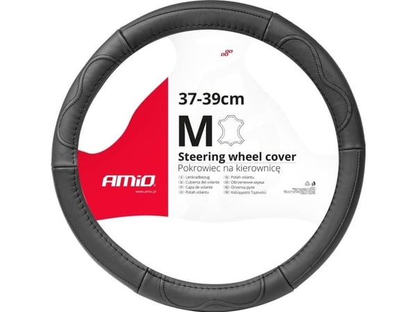 AMiO skinnbeskyttelse til bilratt m 37–39 cm swc-49-m amio-03551 AMiO skinnbeskyttelse til bilratt m 37–39 cm swc-49-m amio-03551