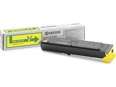 Kyocera TK 5215Y - Gul - original - tonerpatron - for TASKalfa 406ci